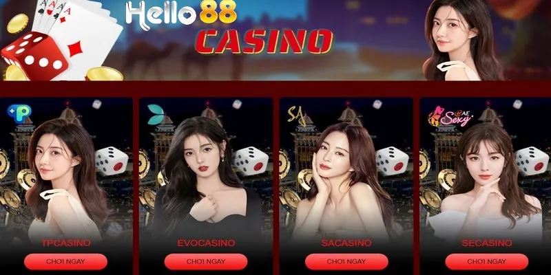 Sòng bài online được đầu tư chất lượng cao tại HELLO88