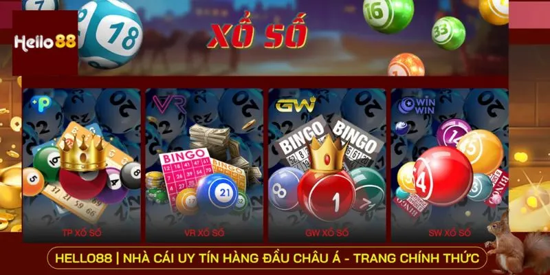 Khái quát thông tin về sảnh chơi xổ số tại HELLO88