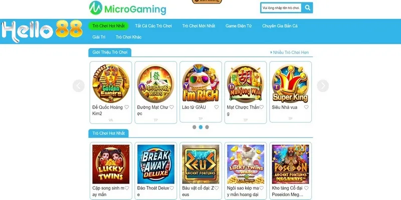 Giới thiệu chung về nền tảng game nổ hũ HELLO88